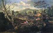 POUSSIN, Nicolas Ideal Landscape ag Germany oil painting artist